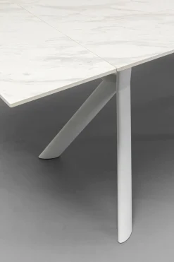 KARE Design Uitschuifbare Tafel Xenia White 140(+30+30)x80cm Store