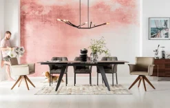 KARE Design Uitschuiftafel Amsterdam Donker 200(45+45)x100cm Flash Sale