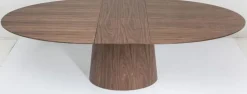 KARE Design Uitschuiftafel Benvenuto Walnoot 200(50)x110cm Fashion