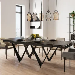 KARE Design Uitschuiftafel Sandra 180(40+40)x90cm Cheap