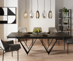 KARE Design Uitschuiftafel Sandra 180(40+40)x90cm Cheap