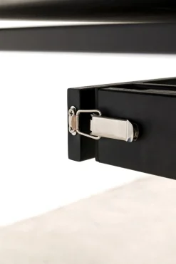 KARE Design Uitschuiftafel Twist Black 120(30+30)x90cm New