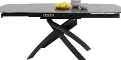 KARE Design Uitschuiftafel Twist Black 120(30+30)x90cm New