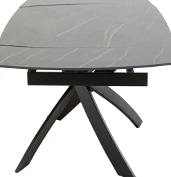 KARE Design Uitschuiftafel Twist Black 120(30+30)x90cm New