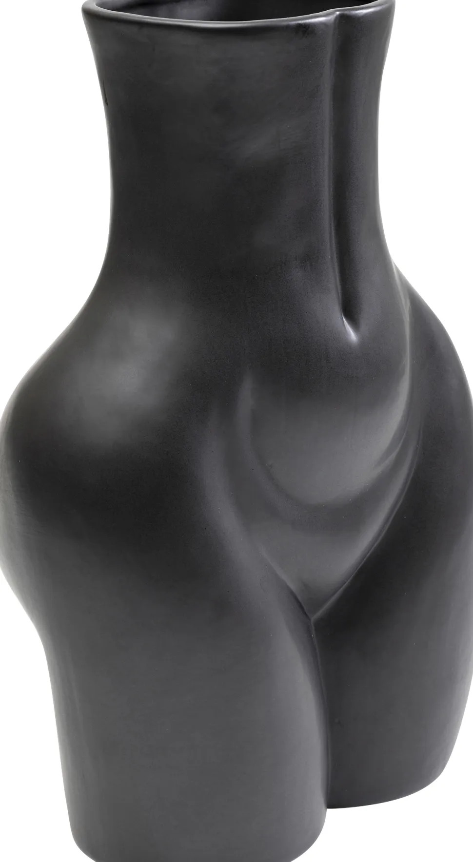 KARE Design Vaas Donna Black 40cm Outlet