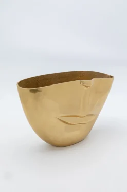 KARE Design Vaas Half Face Gold 46cm New