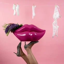 KARE Design Vaas Lips Pink 28cm Shop