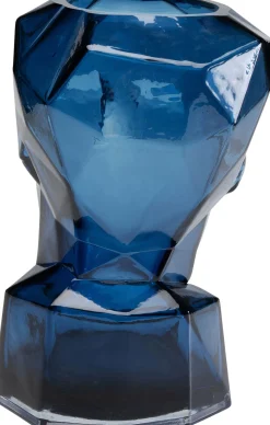 KARE Design Vaas Prisma Face Blue 30cm Cheap