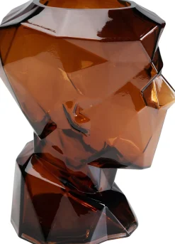 KARE Design Vaas Prisma Face Brown 30cm New