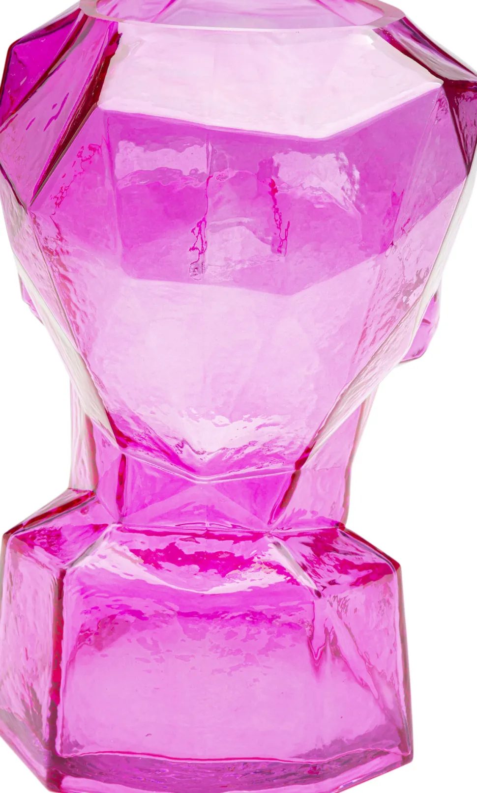 KARE Design Vaas Prisma Face Pink 30cm Flash Sale