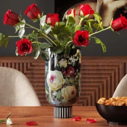 KARE Design Vaas Rose Magic Zwart 27cm Fashion