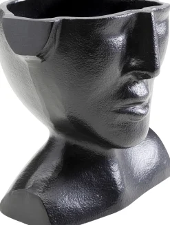 KARE Design Vaas Rostro Black 17cm Clearance
