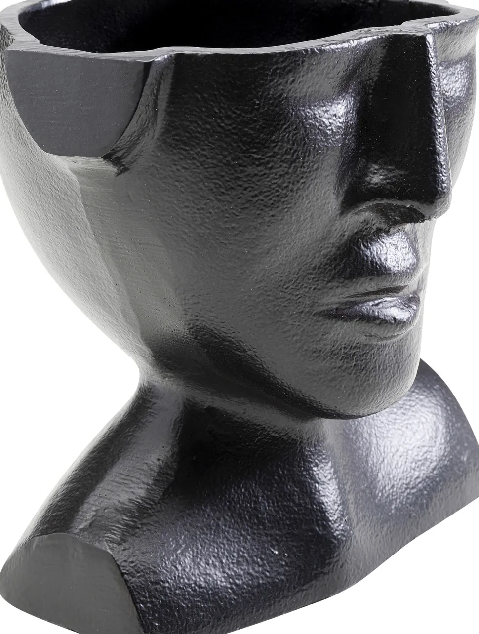 KARE Design Vaas Rostro Black 17cm Clearance