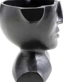 KARE Design Vaas Rostro Black 17cm Clearance