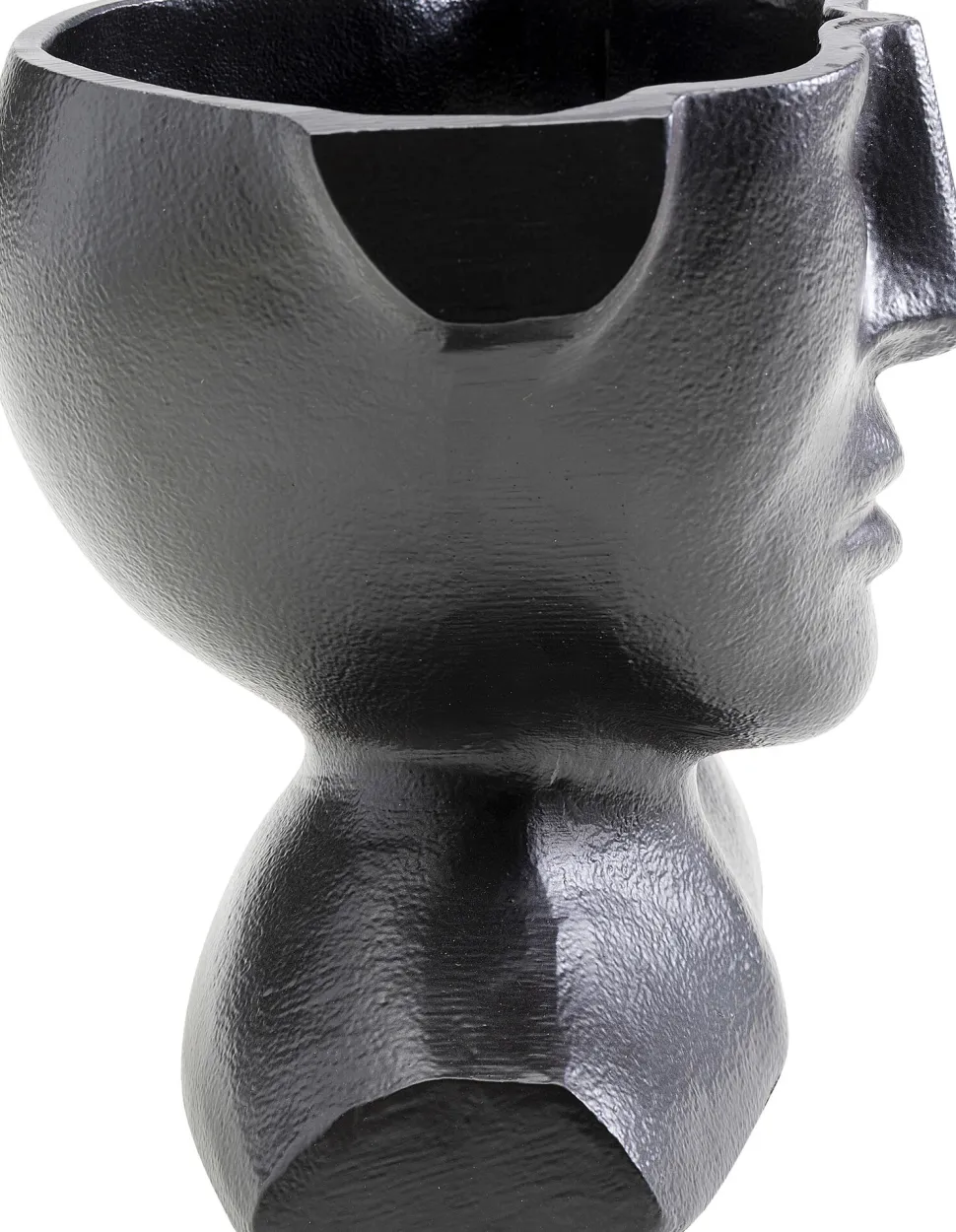 KARE Design Vaas Rostro Black 17cm Clearance