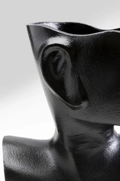 KARE Design Vaas Rostro Side Black 27cm Online