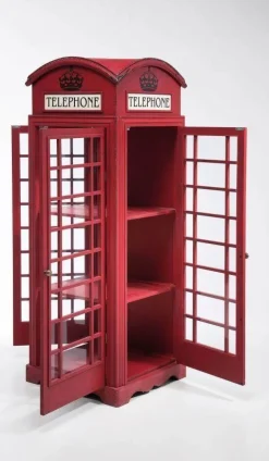 KARE Design Vitrinekast London Telephone Hot