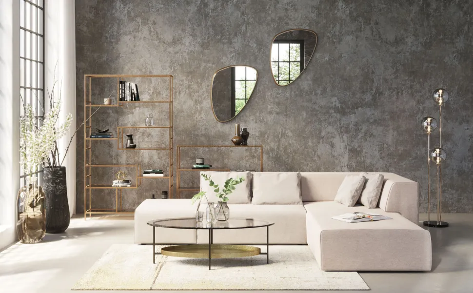 KARE Design Vloerkleed Abstract Beige 170x240cm Cheap