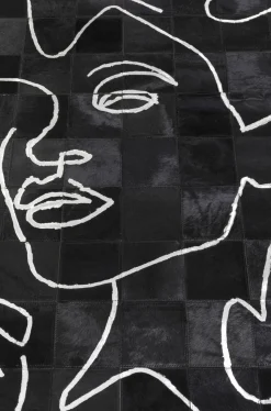 KARE Design Vloerkleed Art Faces 170x240cm Shop