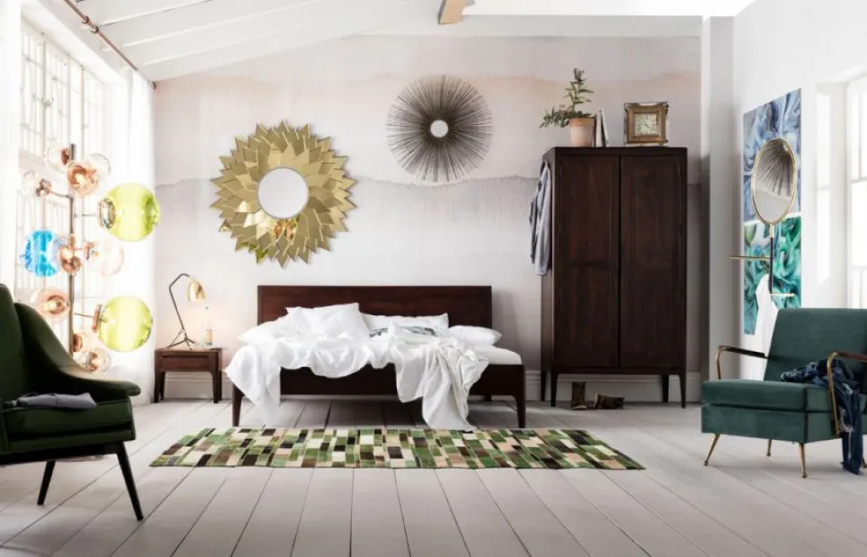 KARE Design Vloerkleed Brick Groen 170x240cm Cheap