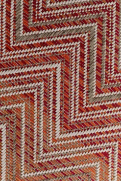 KARE Design Vloerkleed Buiten Zigzag Red 230x330cm Flash Sale