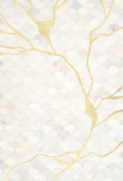 KARE Design Vloerkleed Fulmine Cream 170x240cm Flash Sale
