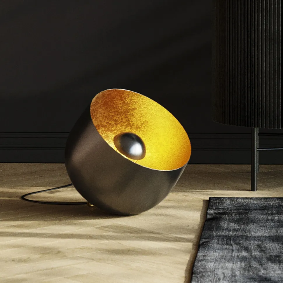 KARE Design Vloerlamp Apollon Smooth Black Ø35cm Online
