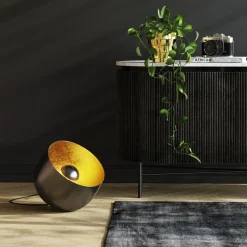 KARE Design Vloerlamp Apollon Smooth Black Ø35cm Online