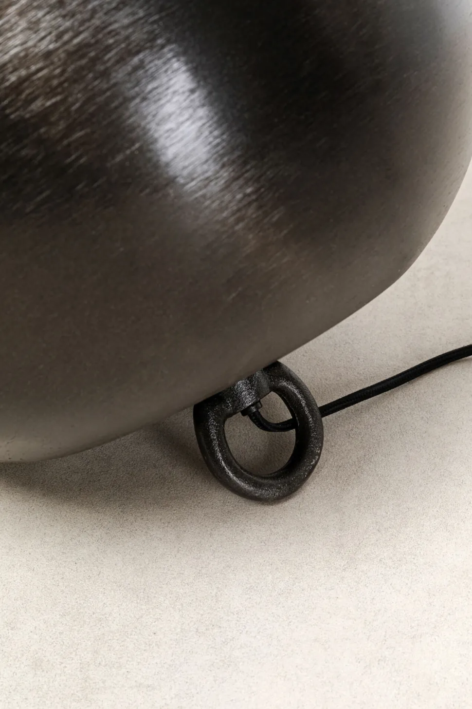 KARE Design Vloerlamp Apollon Smooth Black Ø35cm Online
