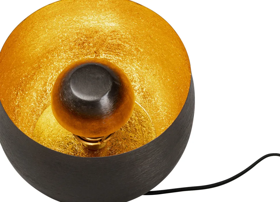 KARE Design Vloerlamp Apollon Smooth Black Ø28cm Store
