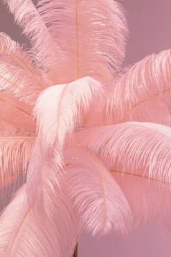KARE Design Vloerlamp Feather Palm Pink 165cm Online