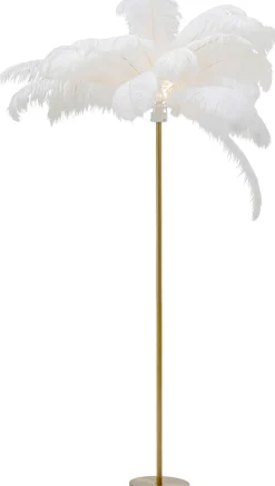 KARE Design Vloerlamp Feather Palm White 165cm Cheap