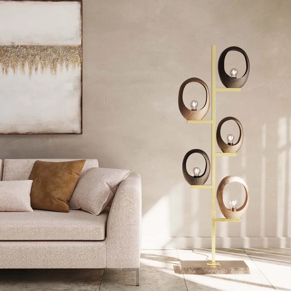 KARE Design Vloerlamp Five Loops 173cm Fashion