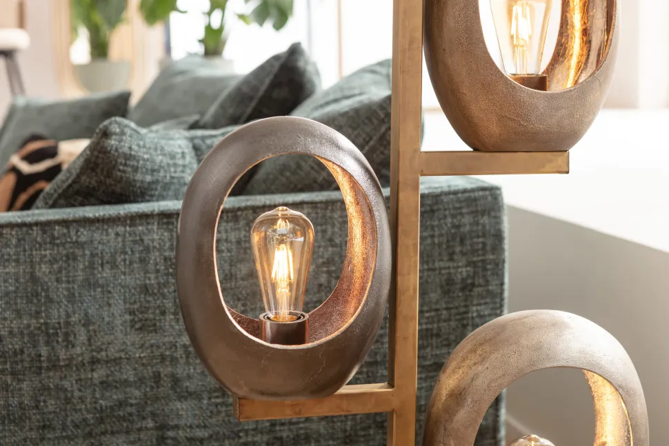 KARE Design Vloerlamp Five Loops 173cm Fashion