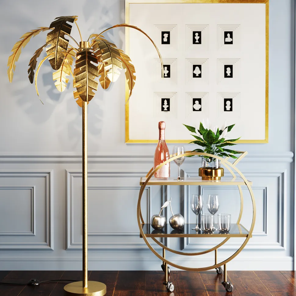 KARE Design Vloerlamp Palmera 170cm Outlet