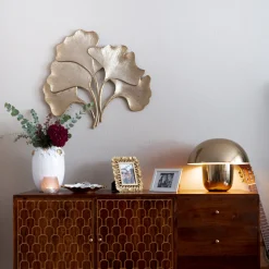 KARE Design Wanddecoratie Ginkgo Goud Groot Store