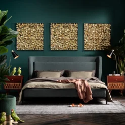 KARE Design Wanddecoratie Gold Flower 80x80cm Best Sale