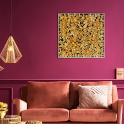 KARE Design Wanddecoratie Gold Flower 60x60cm Store