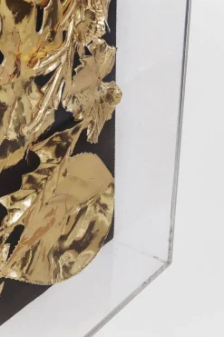 KARE Design Wanddecoratie Gold Leaf 120x120cm Cheap