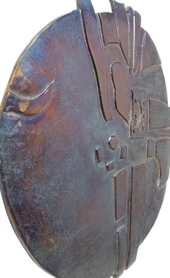 KARE Design Wanddecoratie Kala Antique Anthracite Ø45cm New