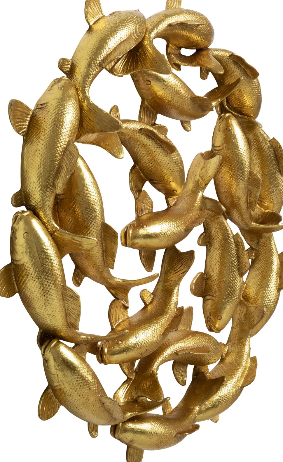 KARE Design Wanddecoratie School Of Koi Gold 102cm New