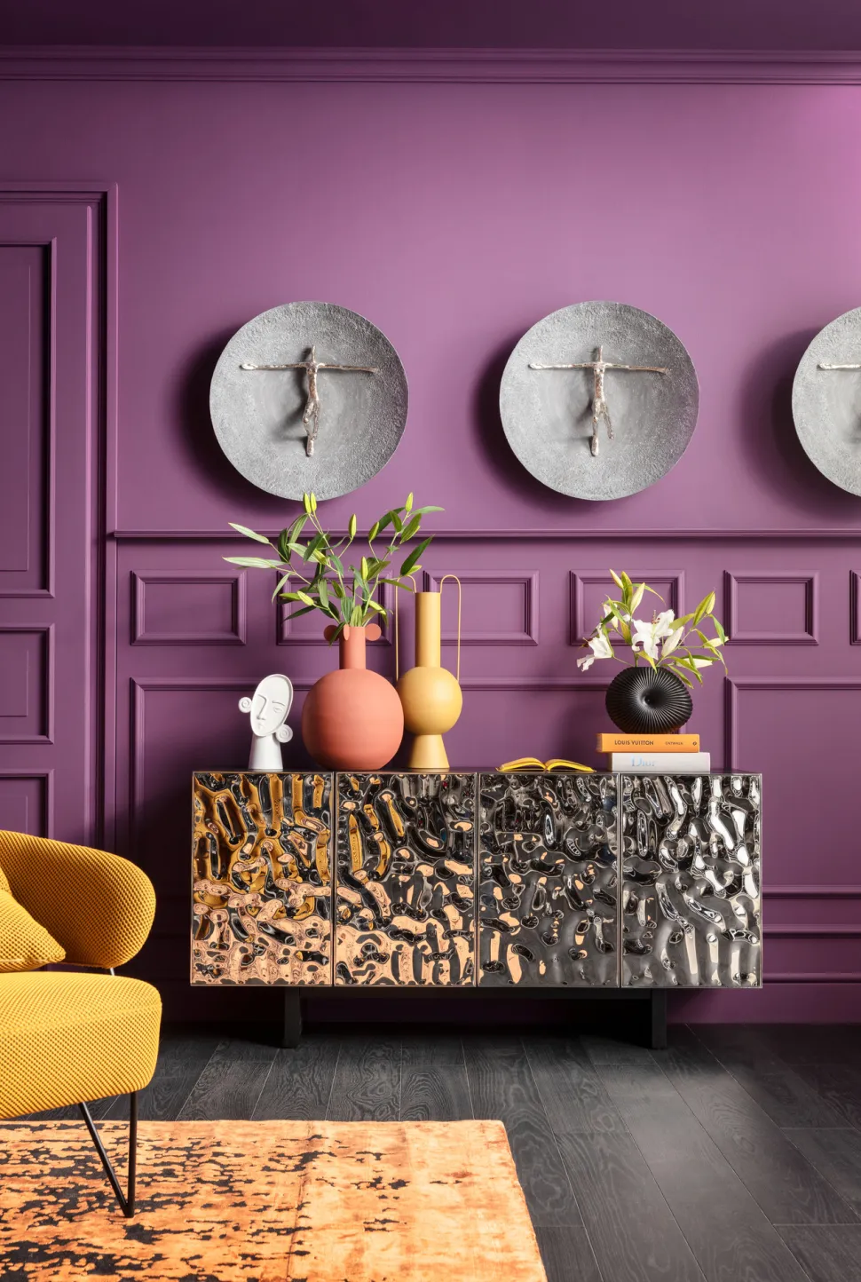 KARE Design Wanddecoratie Umamo Silver 60cm New