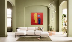 KARE Design Wandfoto Art Face Red 100x100cm Shop