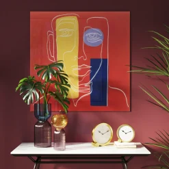 KARE Design Wandfoto Art Face Red 100x100cm Shop