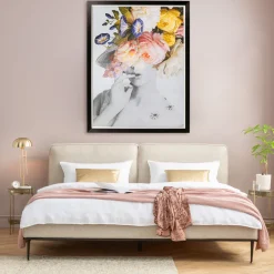 KARE Design Wandfoto Flower Lady Pastel 152x117cm Clearance