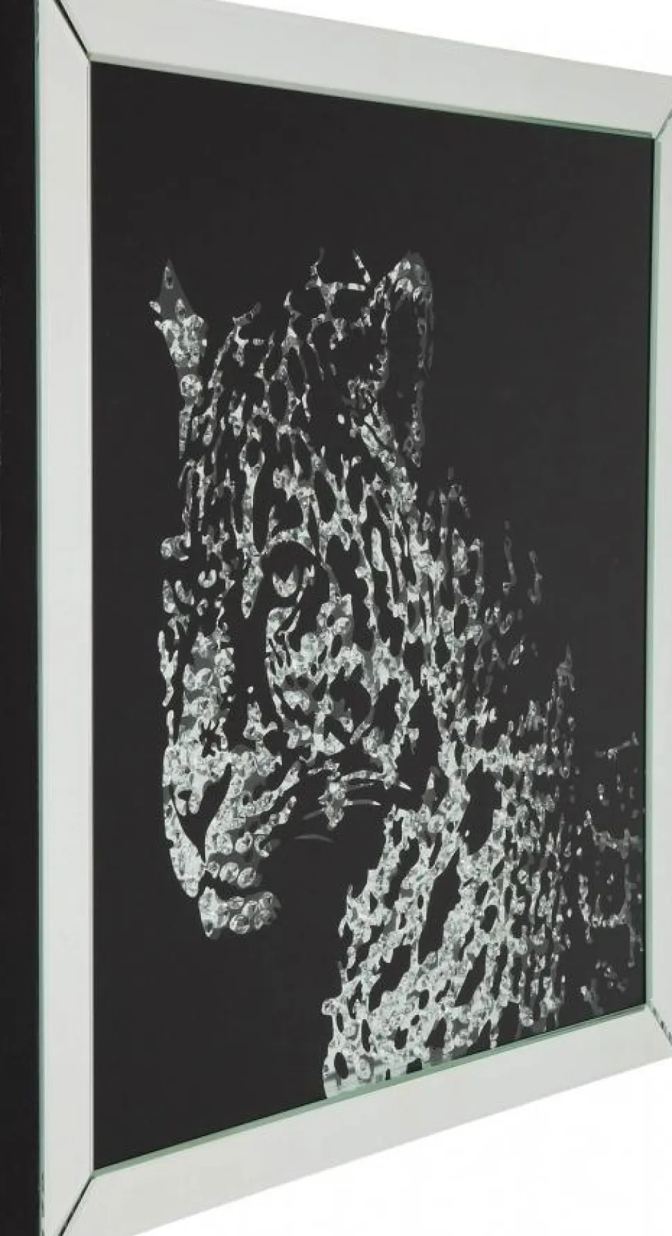 KARE Design Wandfoto Leopard 80x80cm Sale