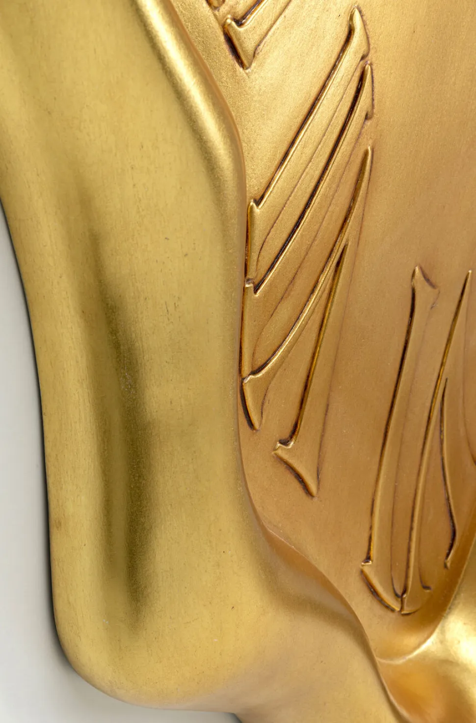 KARE Design Wandklok Big Drop Gold 92x127cm Online