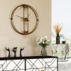 KARE Design Wandklok Clip Goud Ø60cm Best