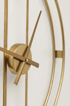 KARE Design Wandklok Clip Goud Ø60cm Best