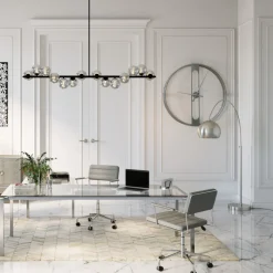 KARE Design Wandklok Clip Zilver Ø60cm Best